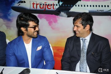 Ram Charan TruJet Airways Press Meet